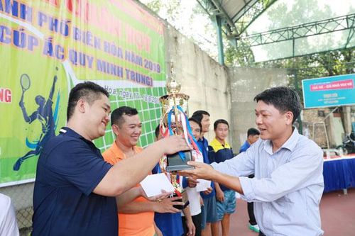 46 VĐV tham dự Giải quần vợt TP. Biên Hòa năm 2019