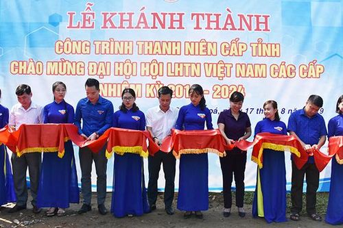 Khánh thành công trình thanh niên cấp tỉnh tại xã Xuân Quang