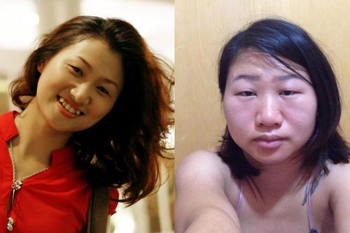 Cô gái khoe ảnh trước và trong khi mang bầu 'không giống một người'