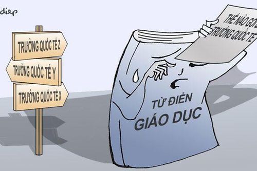 Khi những tấm biển 'trường quốc tế' rơi xuống...