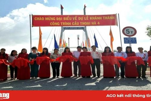 Khánh thành cầu Thoại Hà 4