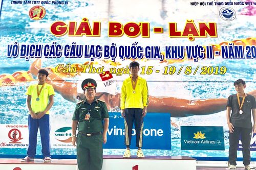 Giải bơi, lặn vô địch các CLB quốc gia, khu vực II-2019: Đồng Nai xếp hạng ba toàn đoàn