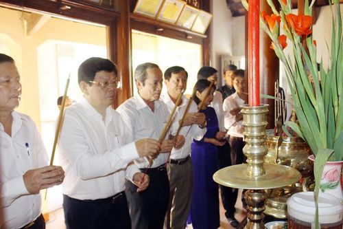 Tưởng niệm 135 năm ngày mất danh nhân Ông Ích Khiêm