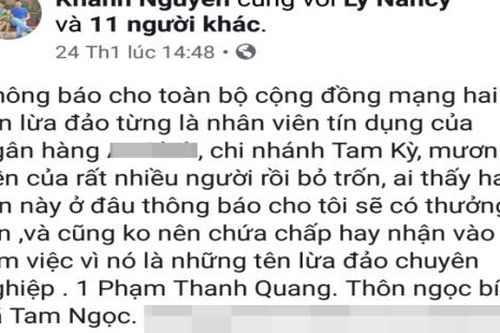 Nhân viên ngân hàng lừa đảo hàng chục tỷ đồng