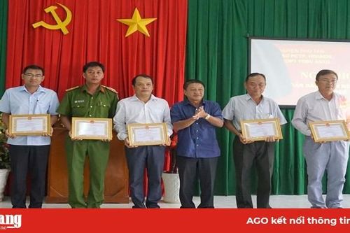Phú Tân tổ chức 'Ngày hội toàn dân bảo vệ an ninh Tổ Quốc 2019'