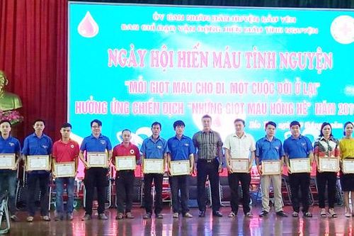 Bảo Yên tổ chức ngày hội hiến máu tình nguyện năm 2019