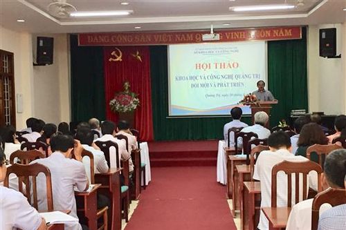 Hội thảo 'Khoa học và công nghệ Quảng Trị đổi mới và phát triển'