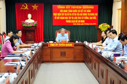 Hội nghị toàn quốc sơ kết 3 năm thực hiện Chỉ thị 05-CT/TW của Bộ Chính trị