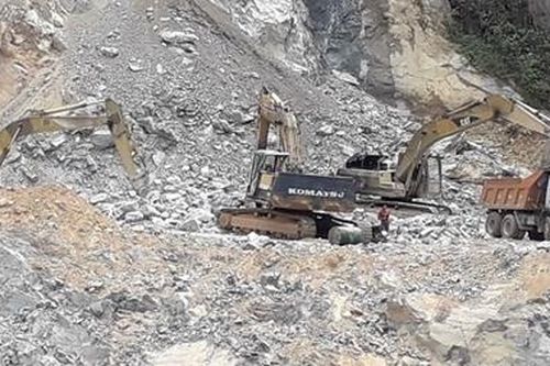 Nhiều mỏ đá gây ô nhiễm môi trường, mất an toàn lao động
