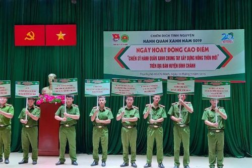 Đoàn Công an thành phố mang tên Bác phát huy tổng hợp sức trẻ
