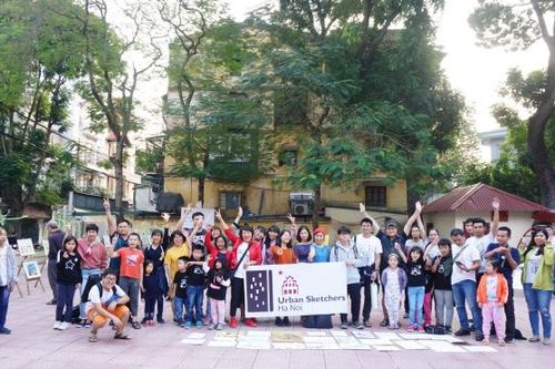 Nhóm Ký họa đô thị Hà Nội: 3 năm và hành trình 'ôm' cả Hà Nội vào tranh