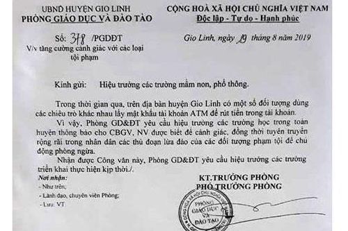 Nhiều giáo viên bị lừa tiền