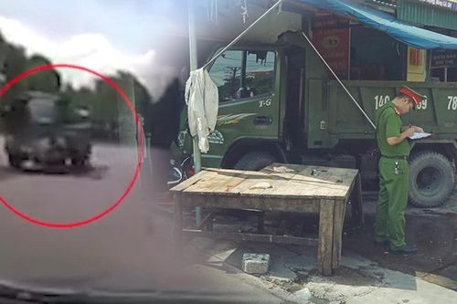 Tài xế văng ra khỏi xe sau khi ôm cua, xe lao thẳng vào nha dân gây tai nạn