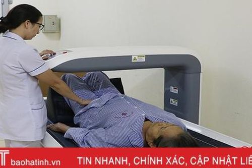 BVĐK Hà Tĩnh vận hành máy đo độ loãng xương hiện đại nhất hiện nay