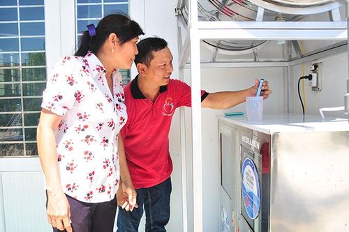 Nước sạch về trường