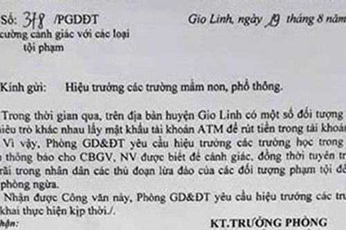 Dọa thanh kiểm tra tài chính, chiếm đoạt tiền của nhiều giáo viên