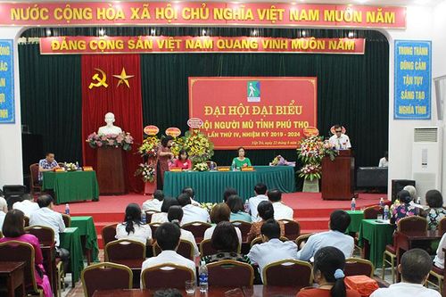 Đại hội đại biểu Hội Người mù tỉnh lần thứ IV