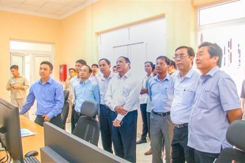 Lãnh đạo tỉnh Quảng Trị thăm các dự án điện gió, điện mặt trời ở tỉnh Ninh Thuận