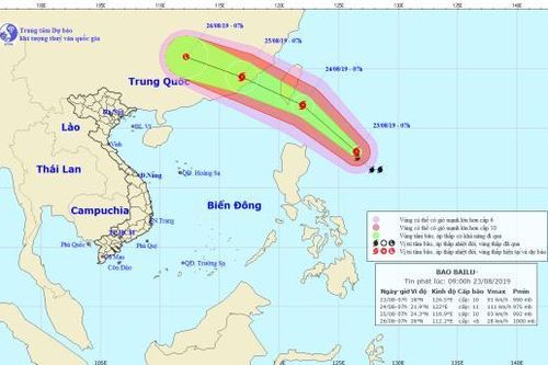 Bão Bailu giật cấp 12 áp sát Biển Đông, Bắc Bộ và Bắc Trung Bộ có mưa rất to