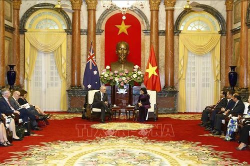 Phó Chủ tịch nước Đặng Thị Ngọc Thịnh hội kiến Thủ tướng Australia Scott Morrison