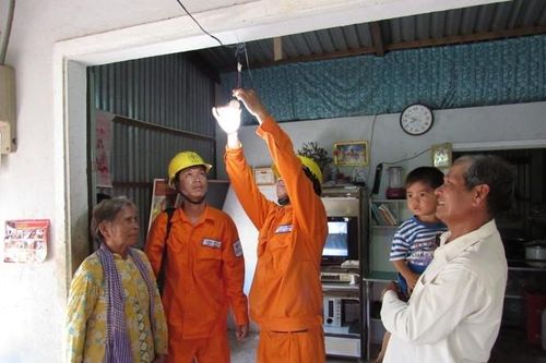 Điện về mang đến ấm no