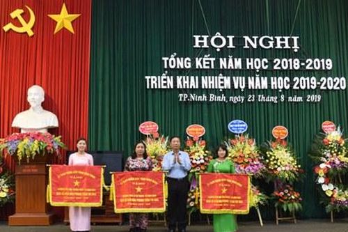 Thành phố Ninh Bình, huyện Yên Mô triển khai nhiệm vụ năm học 2019-2020