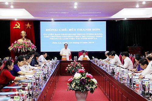 Đoàn công tác Bộ Ngoại giao thăm và làm việc tại tỉnh Sơn La