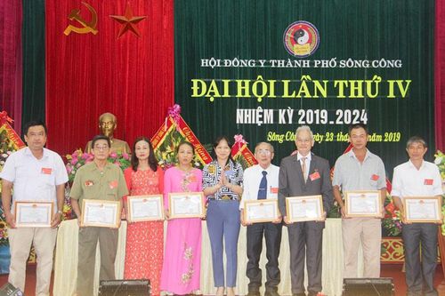 Đại hội Hội Đông y thành phố Sông Công khóa IV