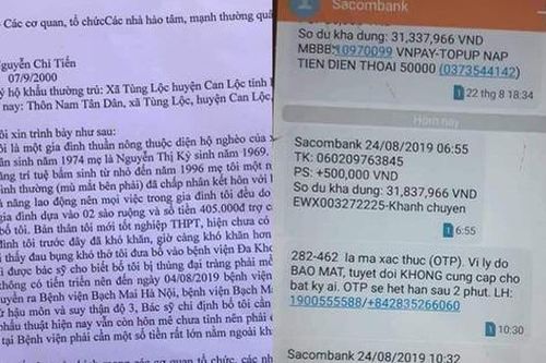 Gia đình nghèo khó bị lừa rút mất hơn 30 triệu tiền quyên góp hỗ trợ