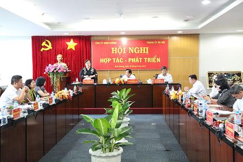 Phó Bí thư Thành ủy Hà Nội Nguyễn Thị Bích Ngọc: 'Bình Dương có nhiều mô hình hay để Hà Nội học tập'