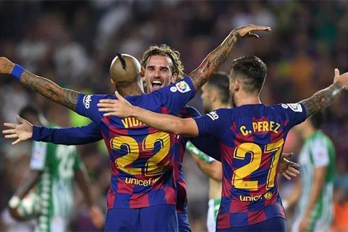 Barcelona 5-2 Real Betis: Griezmann rực sáng trong ngày Messi và Suarez không ra sân