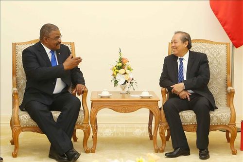 Phó Thủ tướng Trương Hòa Bình tiếp Chánh án Tòa án nhân dân tối cao Cuba