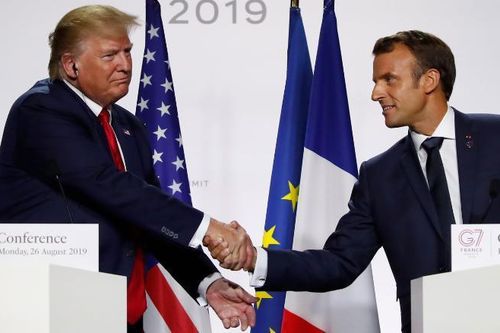 Nước cờ cao tay của ông Macron tại G7 khiến ông Trump cởi mở hơn