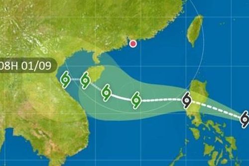 Bão Podul mạnh cấp 8 áp sát Biển Đông
