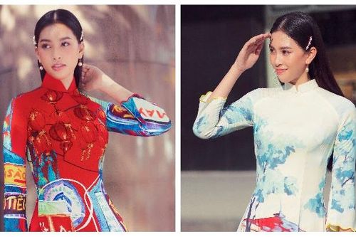Hoa hậu Tiểu Vy đẹp dịu dàng trong BST áo dài 'Sài Gòn ơi!' của NTK Liên Hương