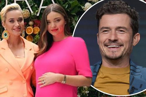 Bà bầu Miranda Kerr xinh đẹp quyến rũ, thân thiết với tình mới của chồng cũ