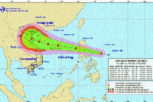 Các tỉnh, thành phố ven biển chủ động ứng phó với bão Podul