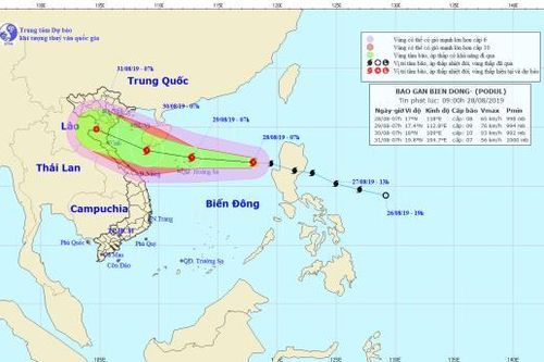 Bão Podul giật cấp 11 vào Biển Đông gây mưa lớn trong dịp nghỉ lễ 2.9