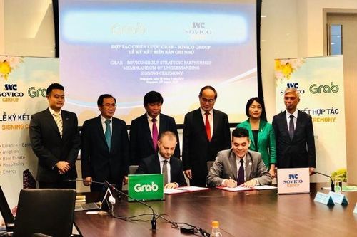 Sovico cùng Grab hợp tác trong công nghệ di động và logistics