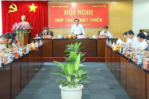 Bình Dương và Hà Nội tăng cường hợp tác phát triển