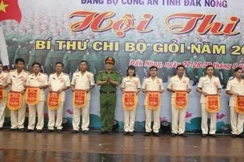 Công an tỉnh Đắk Nông tổ chức Hội thi Bí thư Chi bộ giỏi