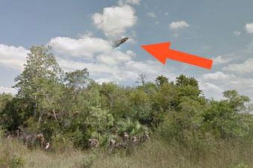 Hé lộ sự thật Google Street View phát hiện UFO trên bầu trời Mỹ