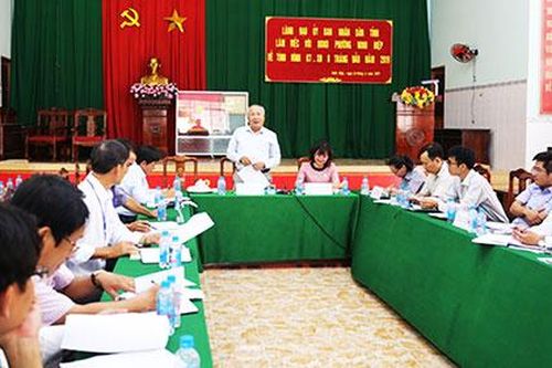 Lãnh đạo tỉnh Khánh Hòa làm việc tại các địa phương