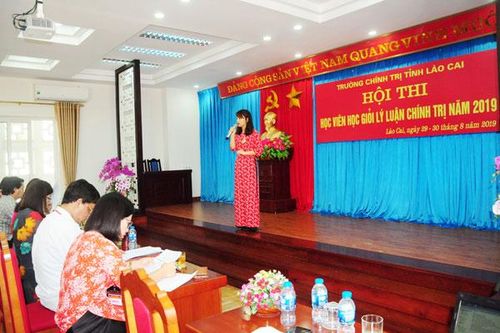 Trường Chính trị tỉnh tổ chức Hội thi Học viên học giỏi lý luận chính trị năm 2019