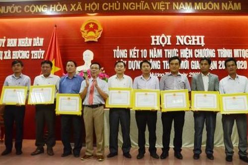 Kinh tế Nông nghiệp - Nông thôn Hương Thủy - địa phương cán đích đầu tiên trong xây dựng nông thôn mới