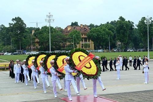 Lãnh đạo Đảng, Nhà nước vào Lăng viếng Chủ tịch Hồ Chí Minh