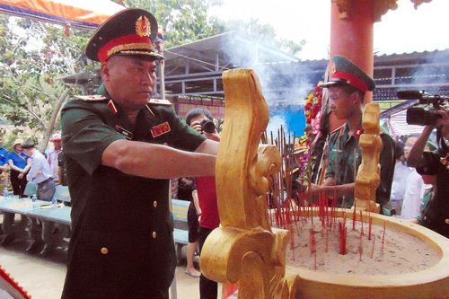 Khánh thành Nhà bia tưởng niệm Anh hùng, liệt sĩ tại Hóc Thượng, Quảng Nam