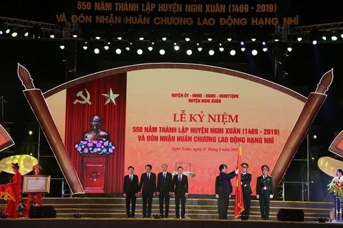 Huyện Nghi Xuân long trọng tổ chức Lễ kỷ niệm 550 năm ngày thành lập