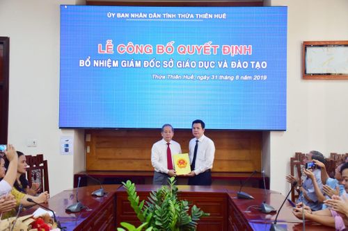 Ông Nguyễn Tân làm Giám đốc Sở GD-ĐT tỉnh Thừa Thiên – Huế