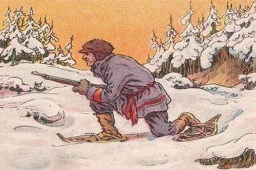 Chú gấu đã nấp ở đâu để trốn khỏi sự truy đuổi của bác thợ săn?